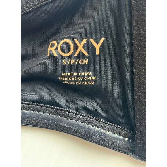 Roxy Junior's Women's Black Beach Classic Underwire Bikini Swim Top Size S - Picture 5 of 13